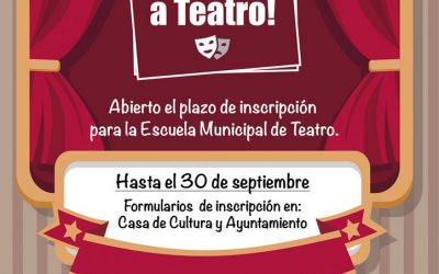Abierto el plazo de inscripción a la Escuela Municipal de Teatro