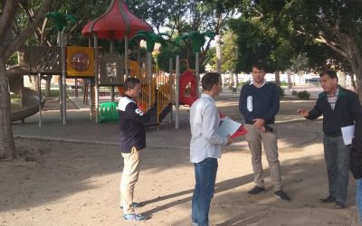 Inicio obras de mejora y adecuación del Parque La Palmera