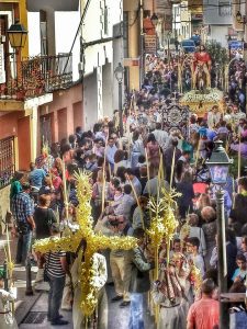 Domingo de Ramos. Procesión de las palmas. Jesus Triunfante