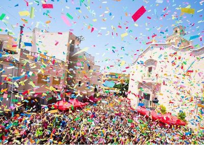chupinazo confetis