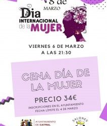 CENA DÍA DE LA MUJER