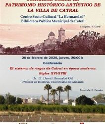JORNADA SOBRE EL PATRIMONIO HISTÓRICO-ARTÍSTICO DE LA VILLA DE CATRAL