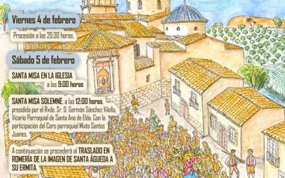 Cartel Santa Agueda 2022