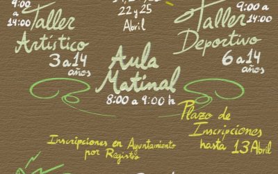 ¡Se abre el plazo del Aula de Primavera 2022!