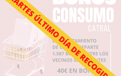 ATENCIÓN SOBRE RECOGIDA BONOS CONSUMO