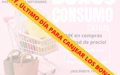 Último día para canjear los bonos consumo