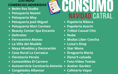 Listado actualizado de los Comercios adheridos al II Bono Consumo Catral: Navidad 2022