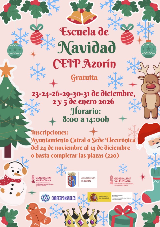 Inscripción escuela de navidad 2025